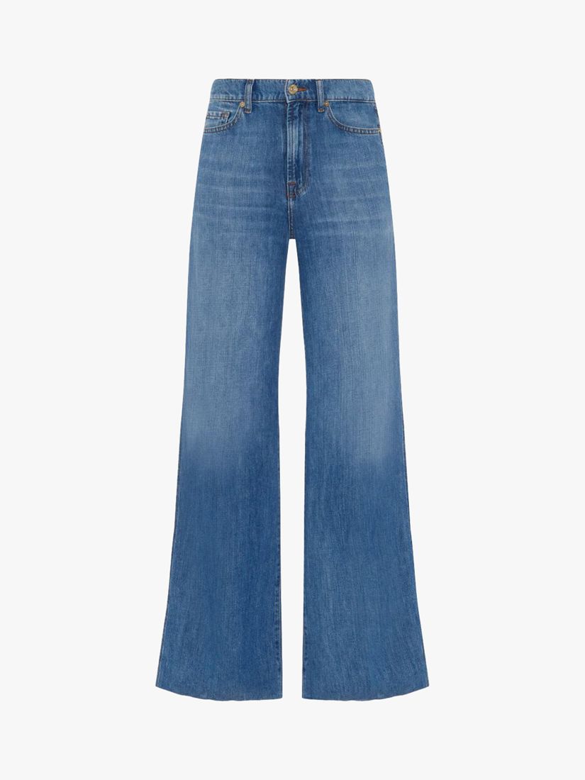7 For All Mankind Lotta Flared Jeans, Blue, 32