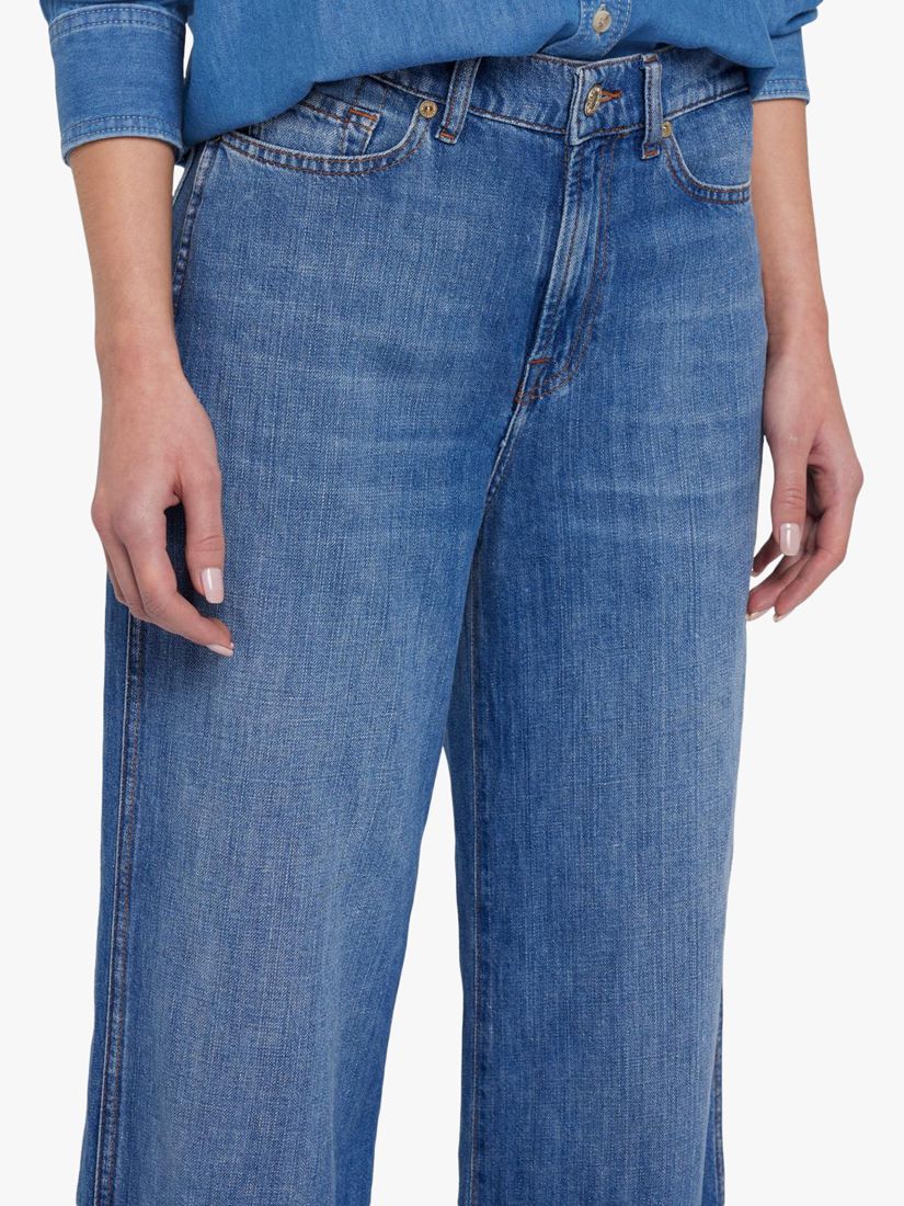 7 For All Mankind Lotta Flared Jeans, Blue, 32
