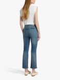 7 For All Mankind High Waist Slim Kick Cropped Jeans, Blue