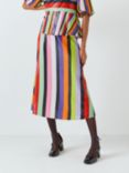 Olivia Rubin Penelope Sequin Stripe Skirt, Multi, Multi