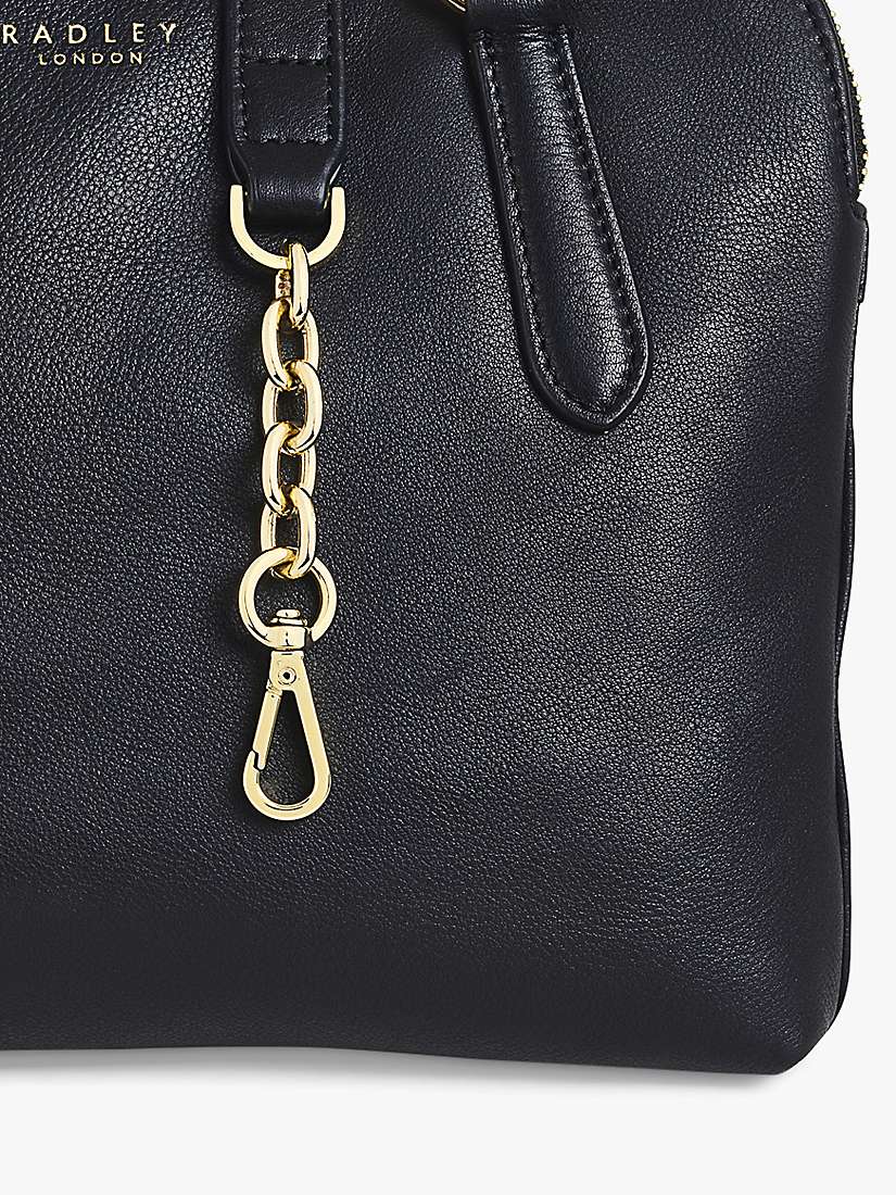 Buy Radley Commute Street Medium Leather Grab Bag, Black Online at johnlewis.com