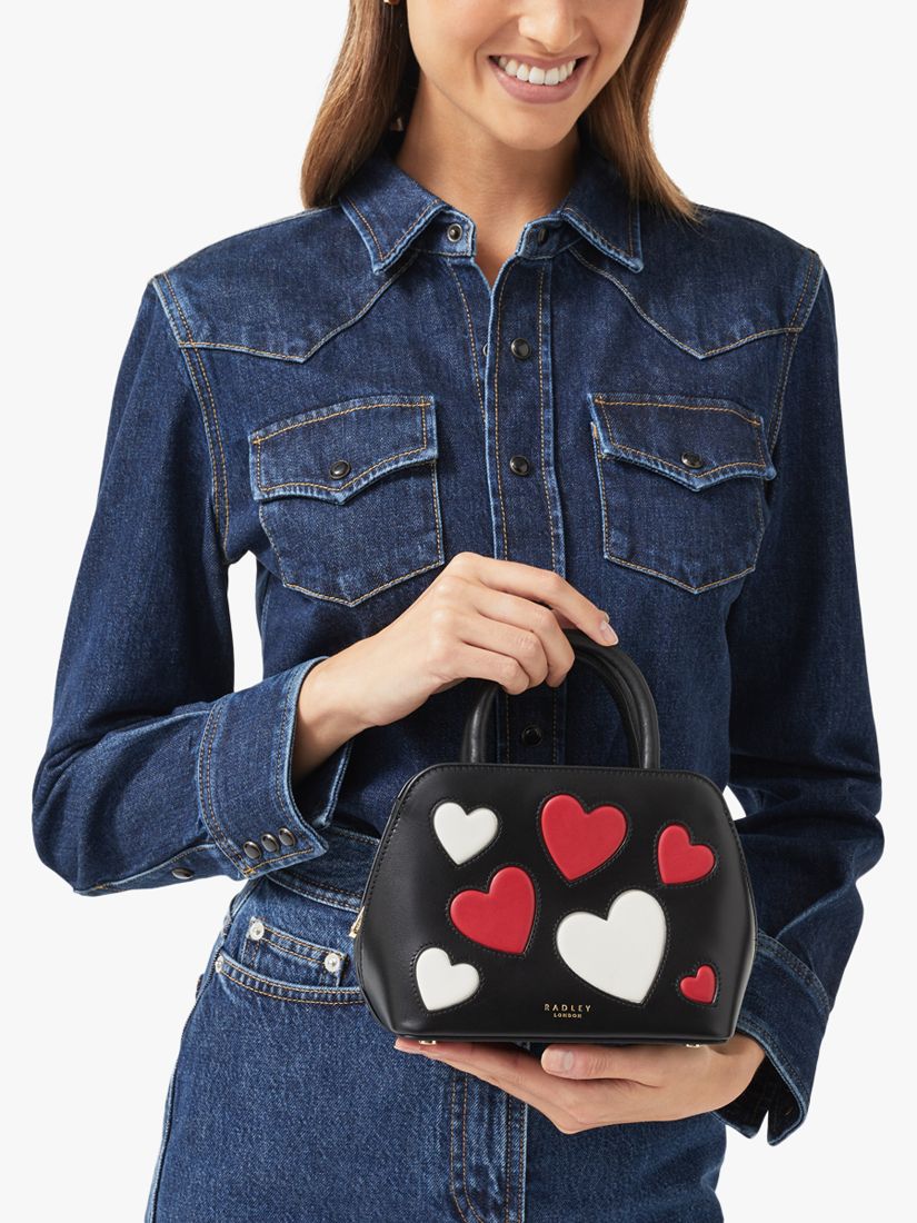 Buy Radley Valentine's Day Edition Liverpool Street 2.0 Mini Grab Bag, Black/Multi Online at johnlewis.com