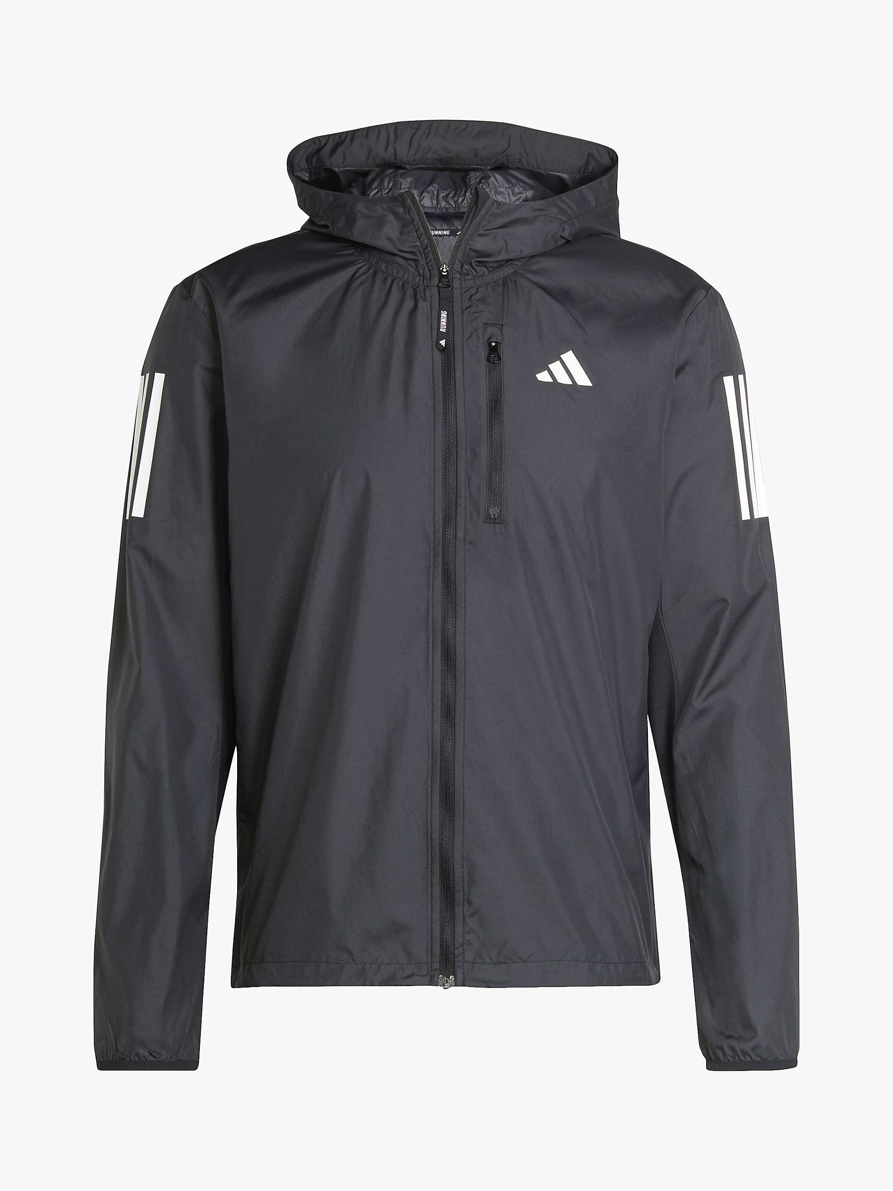 Buy adidas Own The Run Men's Running Jacket, Black Online at johnlewis.com