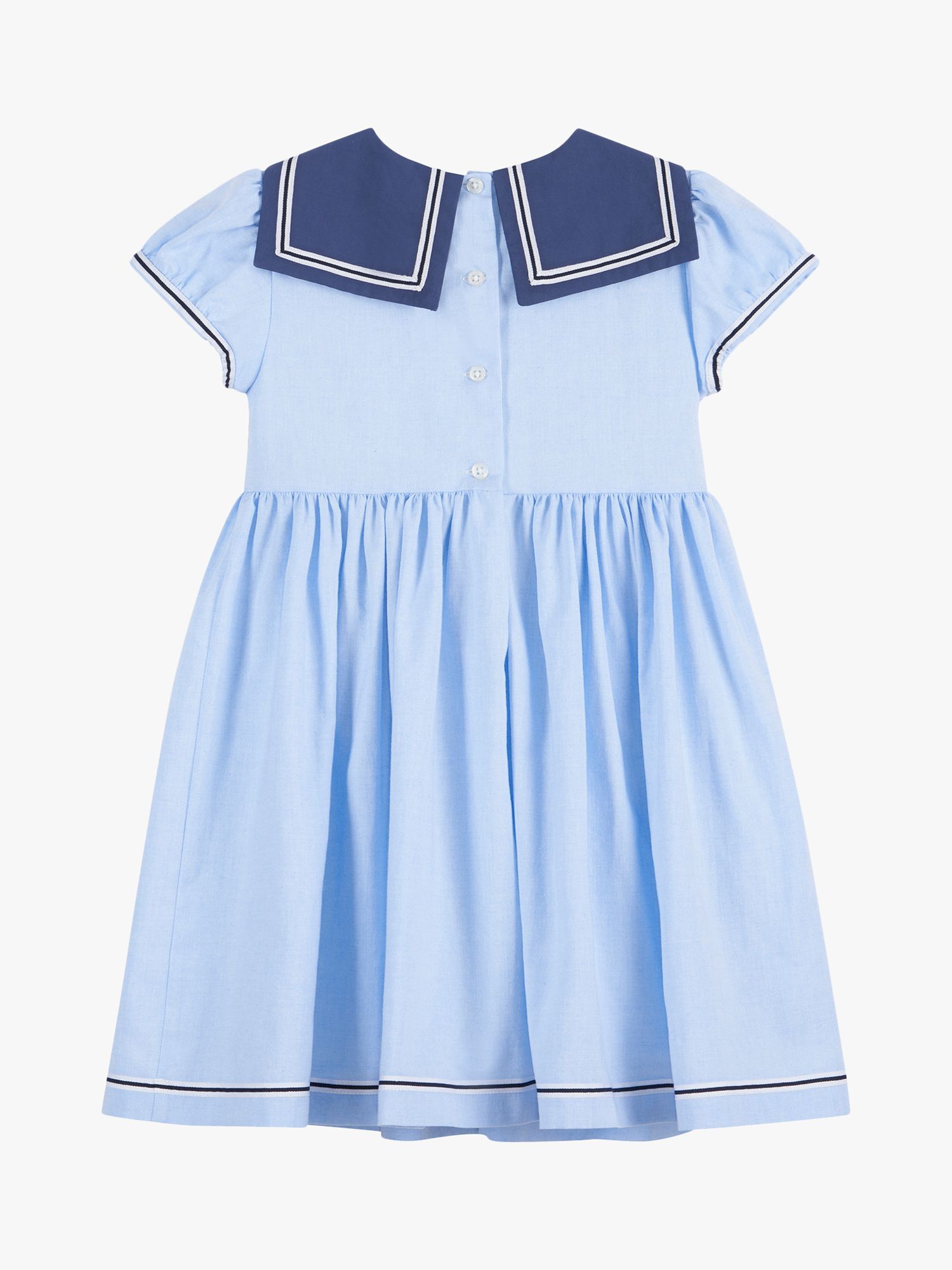 Buy Trotters Kids' Philippa Sailor Puff Sleeve Dress Online at johnlewis.com