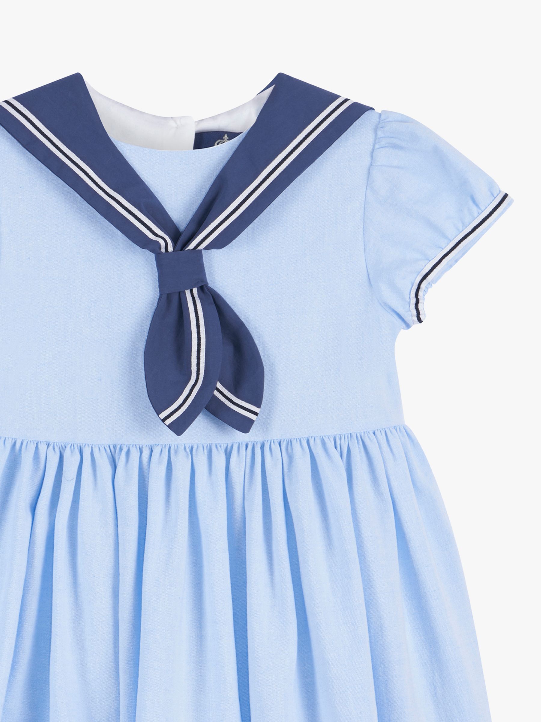 Buy Trotters Kids' Philippa Sailor Puff Sleeve Dress Online at johnlewis.com