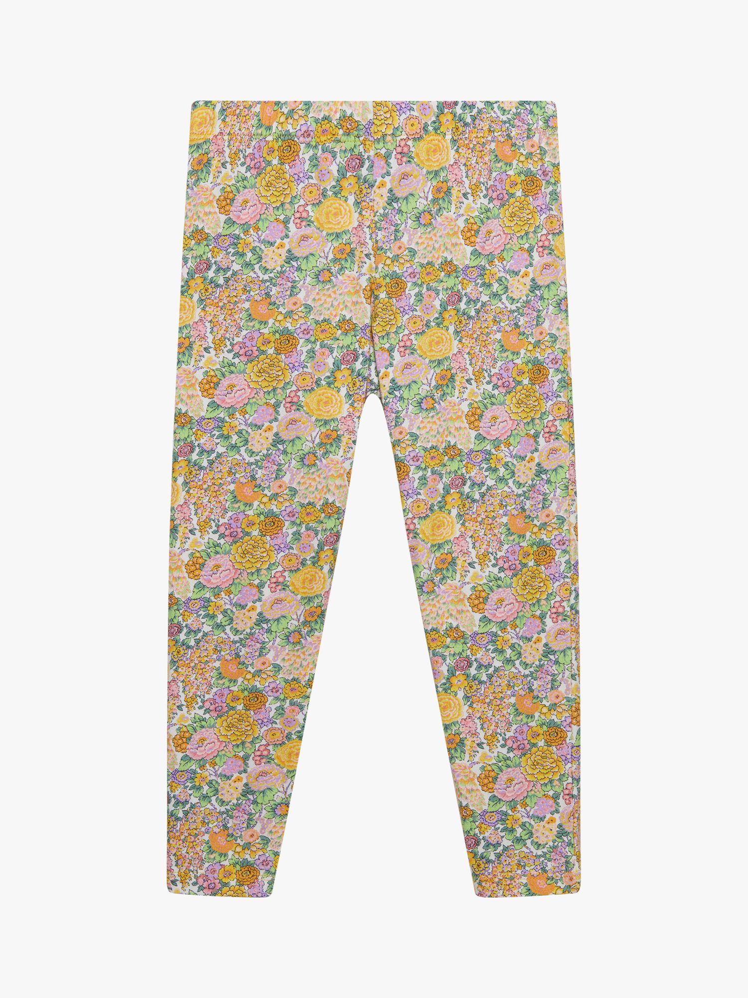 Girls Yellow Trousers & Leggings