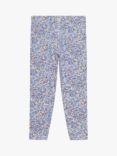Trotters Kids' Liberty's Wiltshire Floral Print Leggings, Lilac