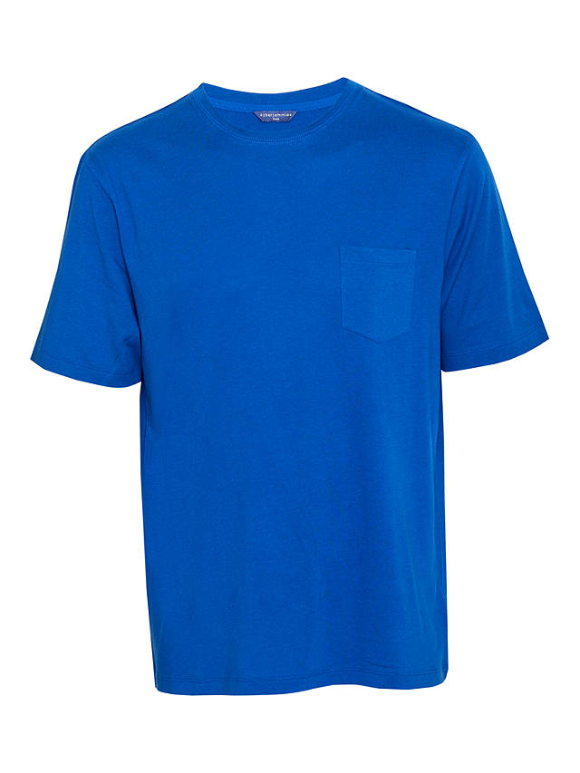 Cyberjammies Aldrin Short Sleeve Jersey Pyjama Top, Blue
