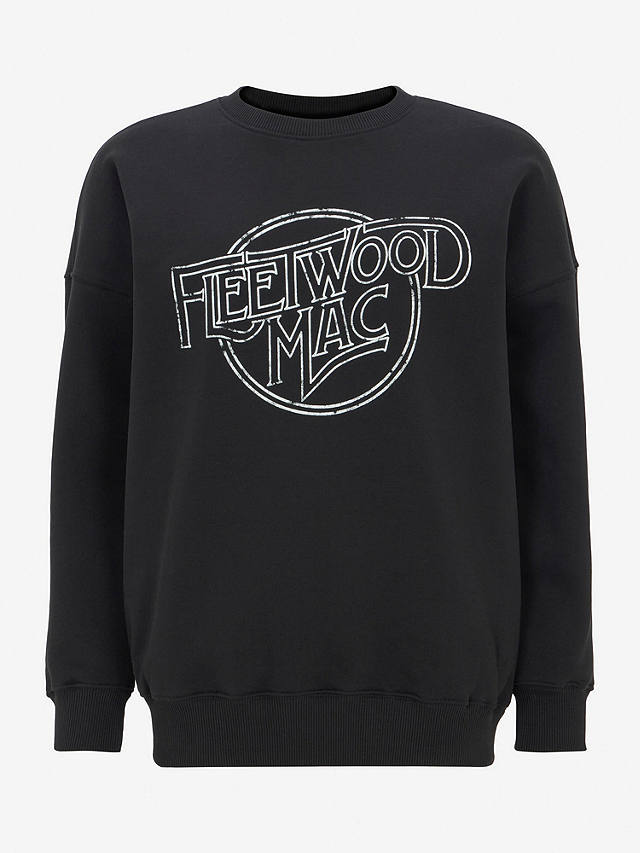 Mint Velvet Fleetwood Mac Sweatshirt, Black