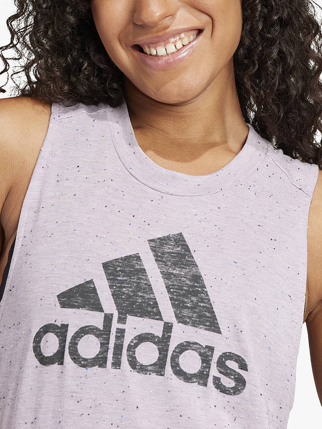adidas Sportswear Future Icons Winners 3.0 Gym Vest, Purple