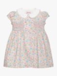Trotters Baby Alice Floral Smocked Dress, Multi