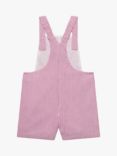 Trotters Baby Stripe Embroidered Puppy Dungaree, Red, Red
