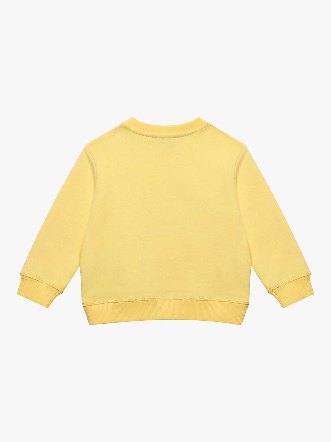 Buy Trotters Baby Elysian Day Applique Heart Sweatshirt, Lemon/Multi Online at johnlewis.com
