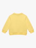 Trotters Baby Elysian Day Applique Heart Sweatshirt, Lemon/Multi