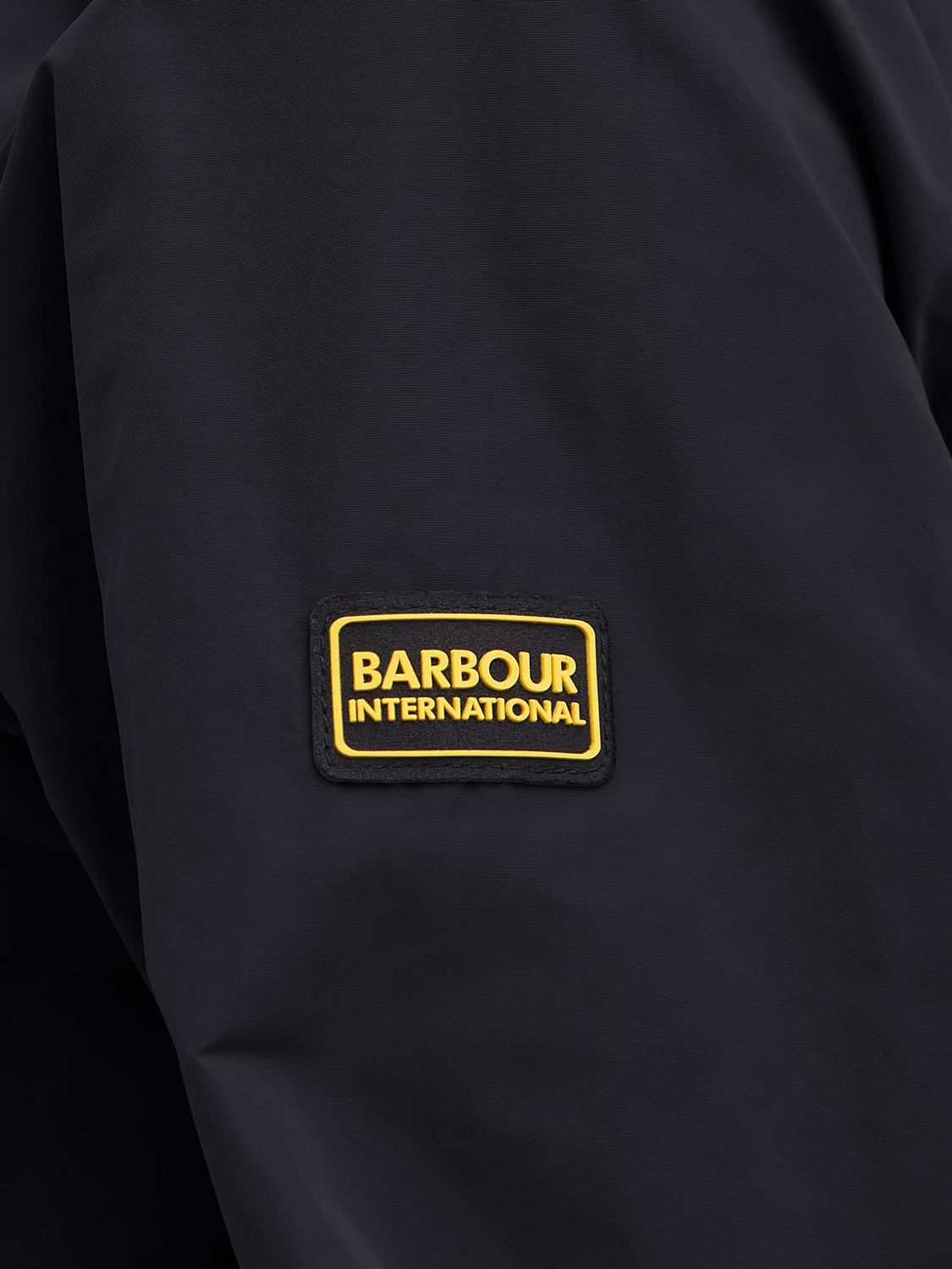 Barbour International Walker Showerproof Jacket, Black at John Lewis ...