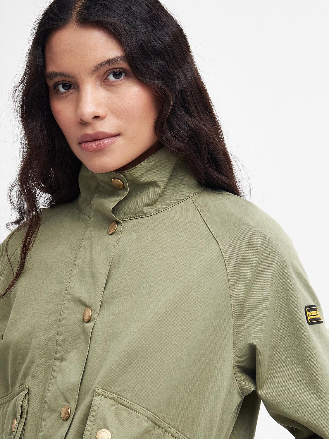 Barbour International Whitson Jacket, Oil Green