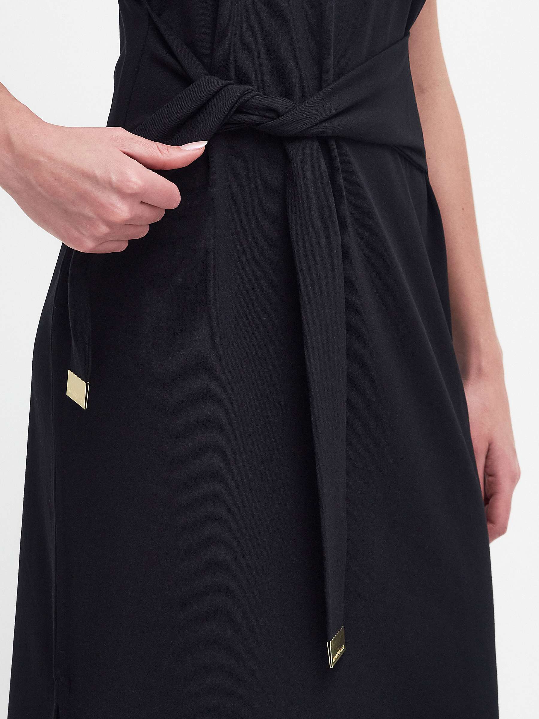 Buy Barbour International Whitson Midi Dress, Black Online at johnlewis.com