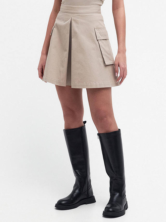 Barbour International  Kinghorn Mini Skirt, Oat
