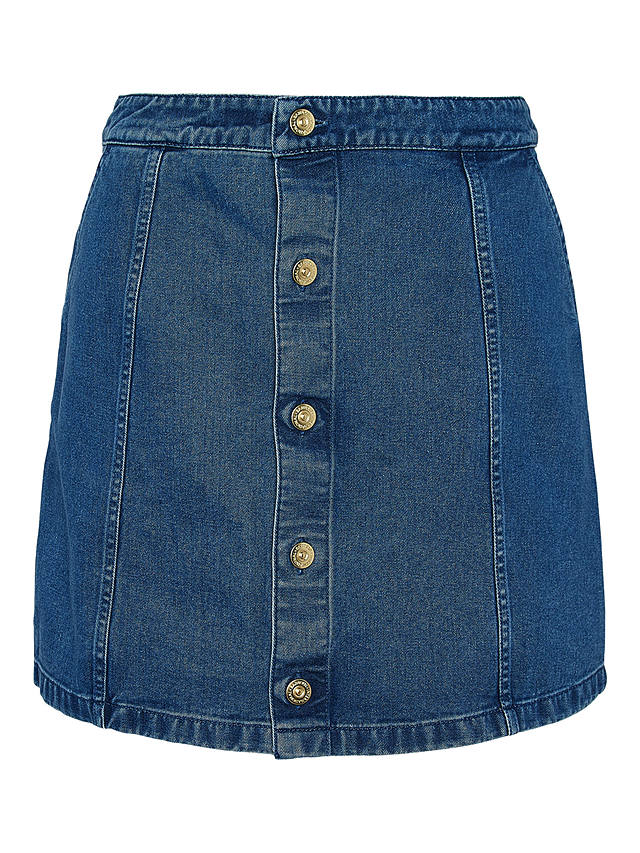 Barbour International Lorimer Denim Mini Skirt, Authentic Wash