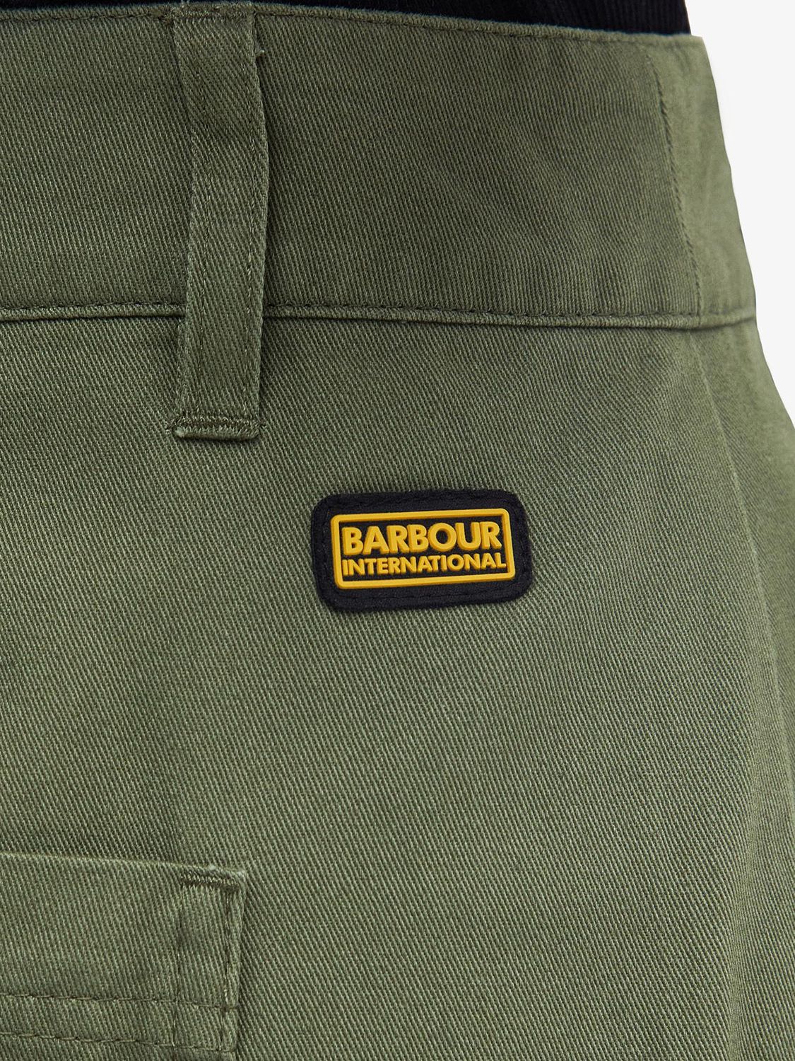 Barbour International Kinghorn Cargo Trousers, Green Smoke, 18