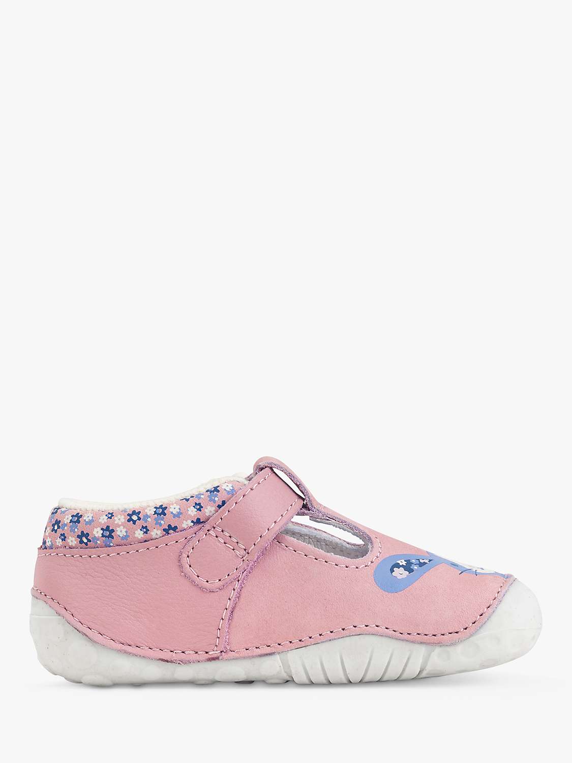 Buy Start-Rite Baby Little Paws T-Bar Buckle Pre Walker Shoes, Pink Nubuck Online at johnlewis.com