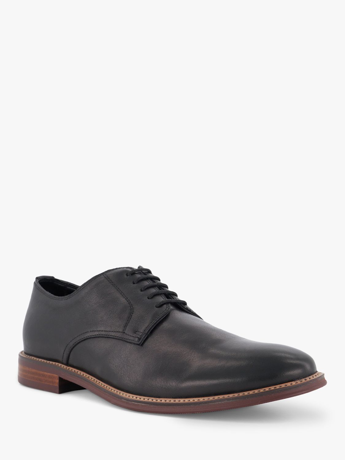 Buy Dune Wide Fit Stanley Leather Lace-Up Shoes Online at johnlewis.com