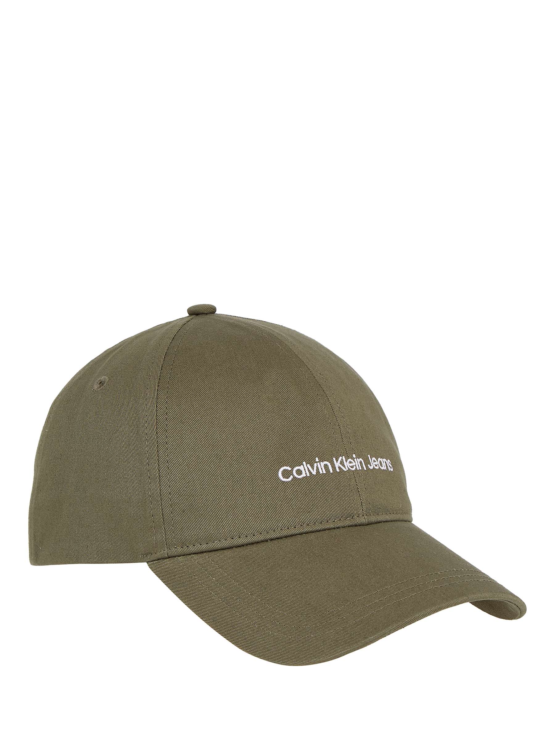 Buy Calvin Klein Institutional Cap, Olive Online at johnlewis.com