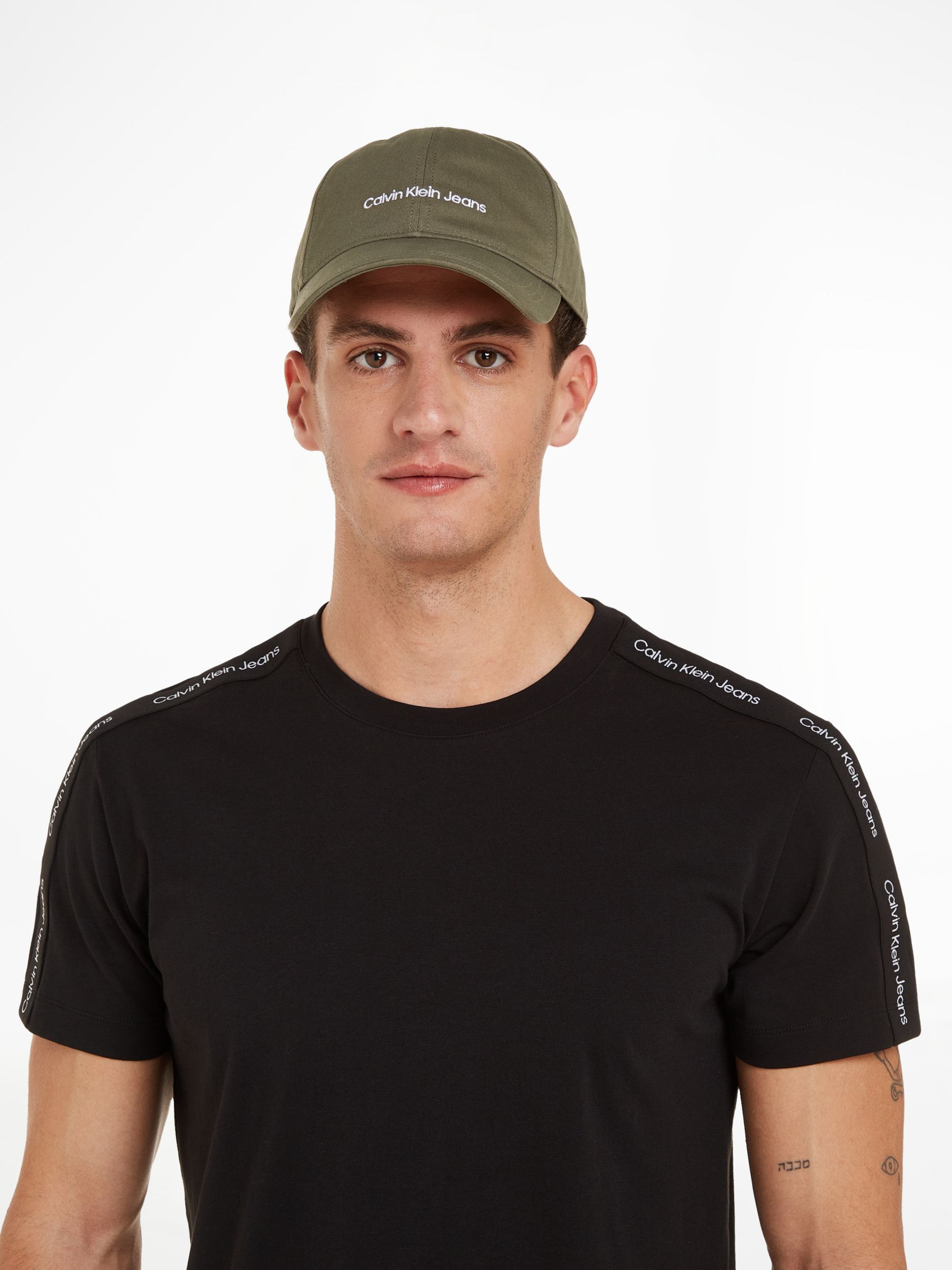 Calvin Klein Institutional Cap, Olive, One Size