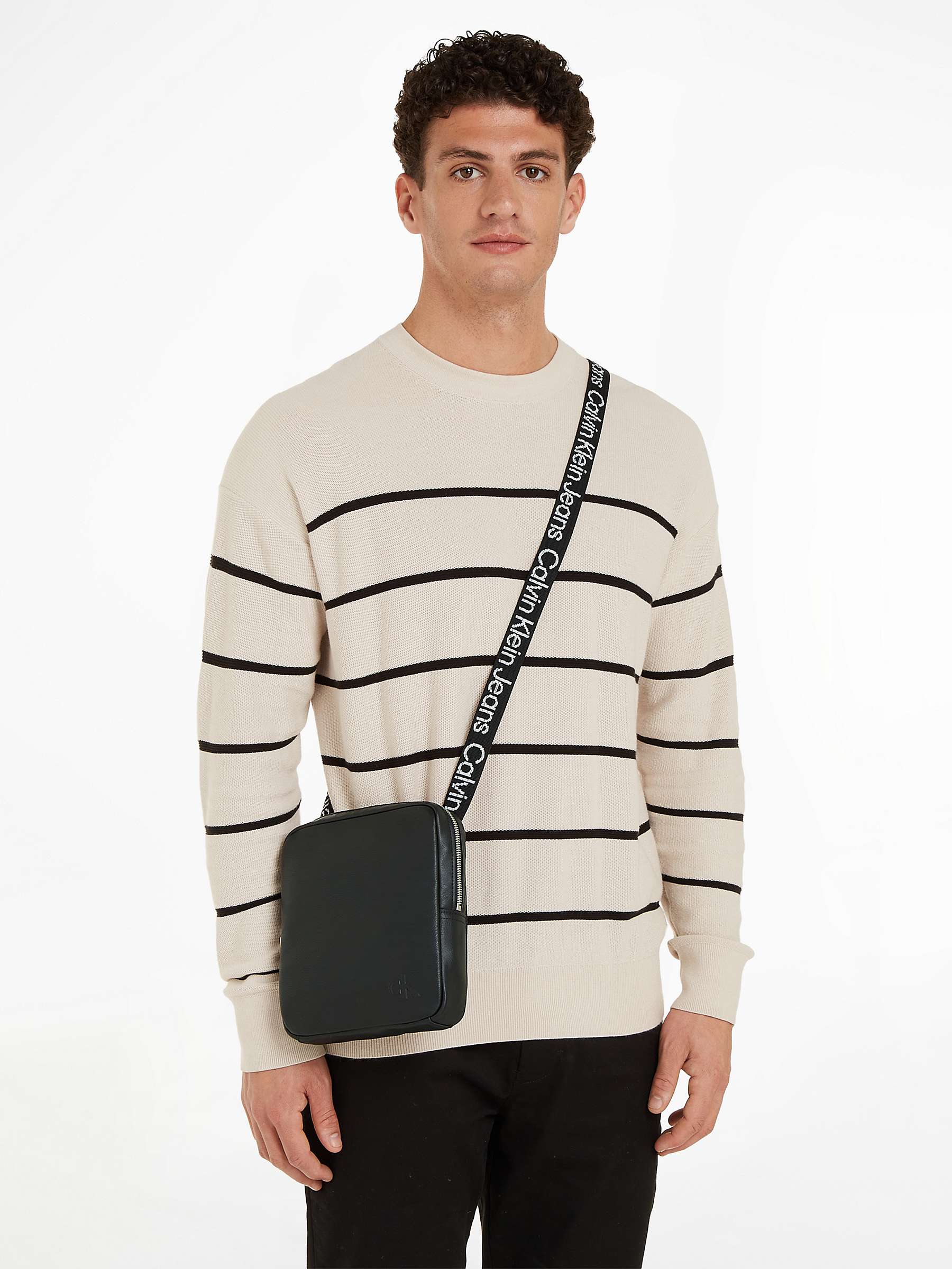 Buy Calvin Klein Ultra Light Reporter Bag, Black Online at johnlewis.com