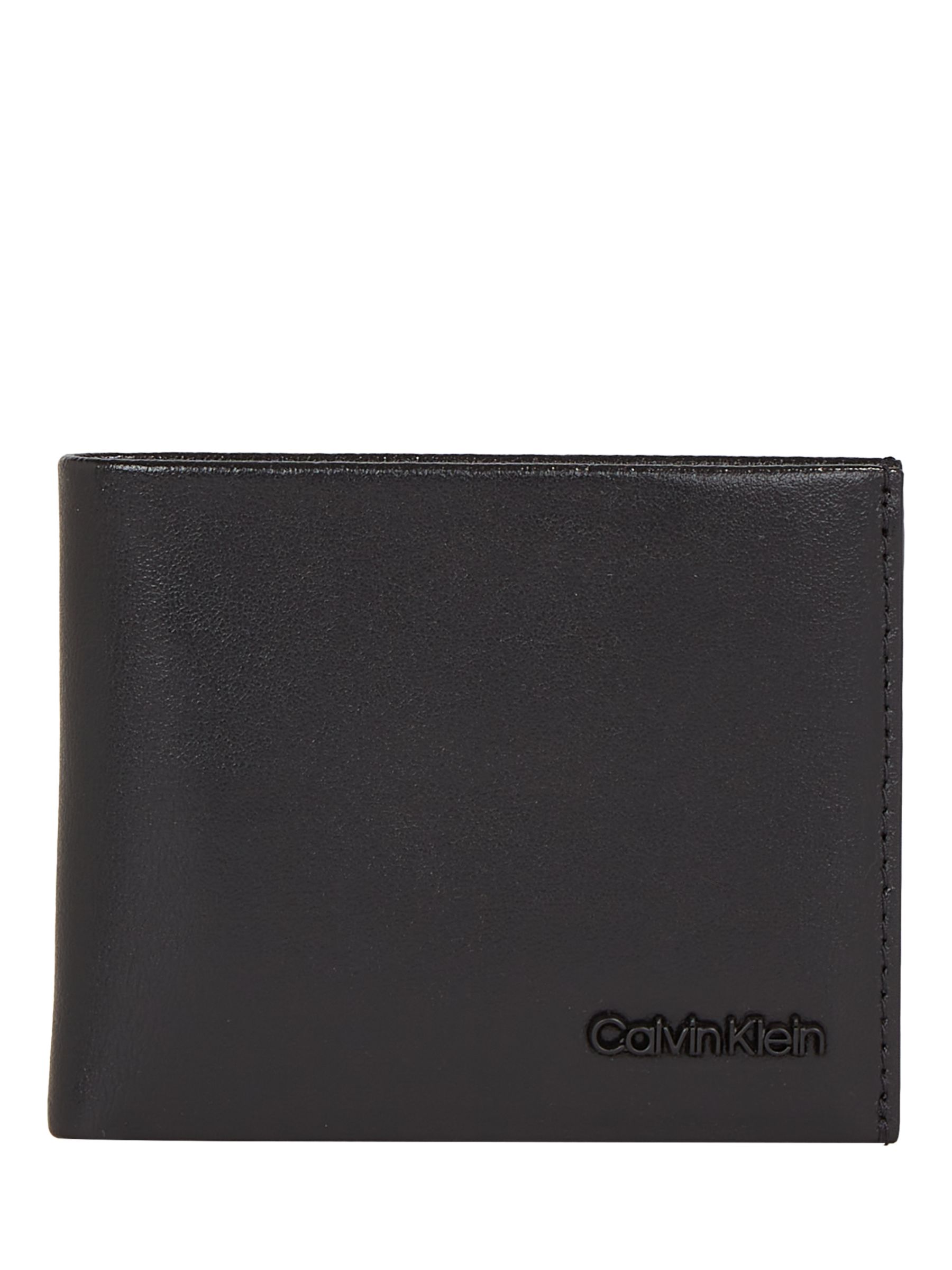 Calvin Klein Minimal Focus Bifold Wallet, Black at John Lewis & Partners