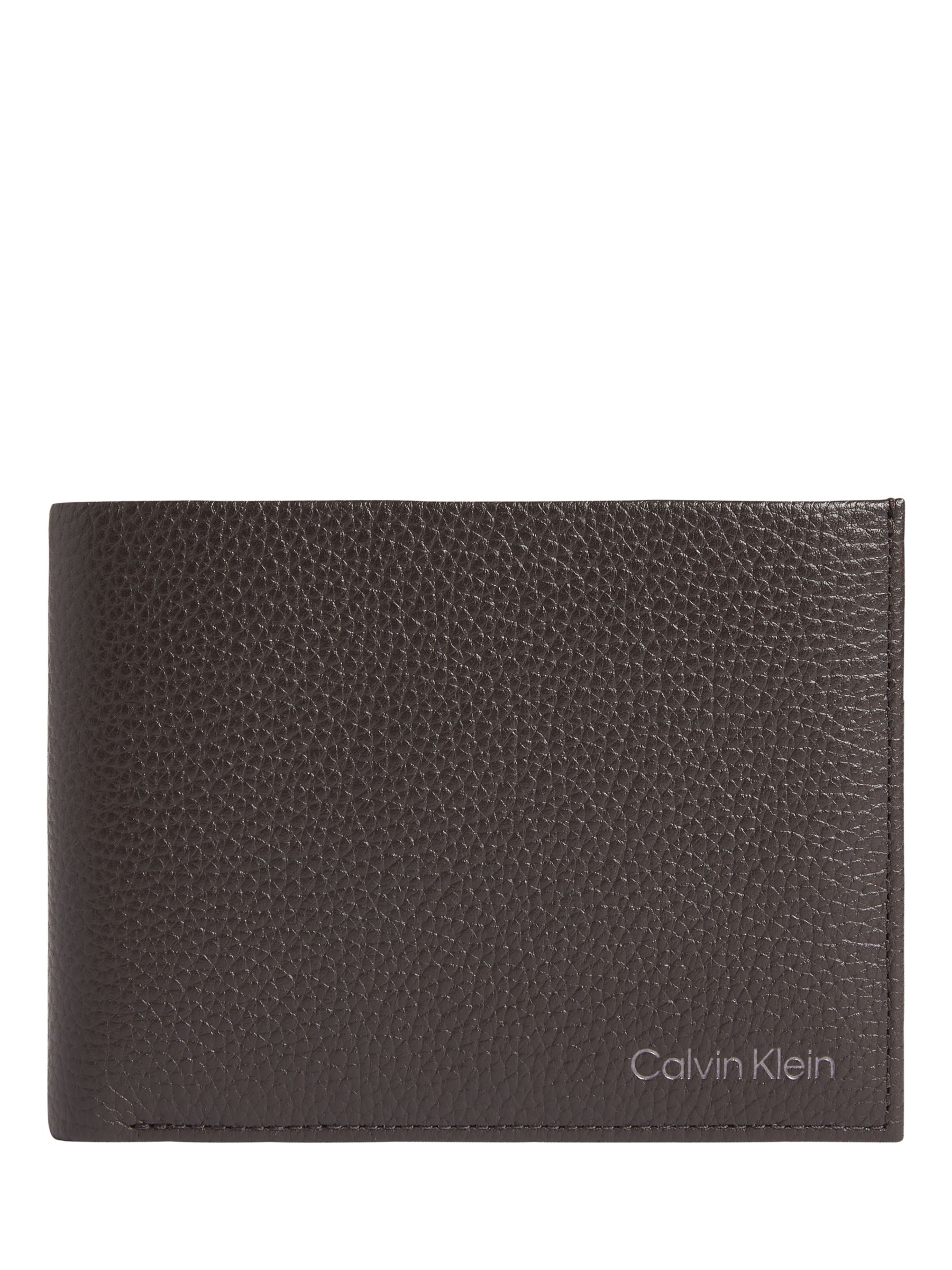 Calvin Klein Warmth Bifold Coin Wallet, Dark Brown, One Size