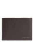 Calvin Klein Warmth Bifold Coin Wallet, Dark Brown