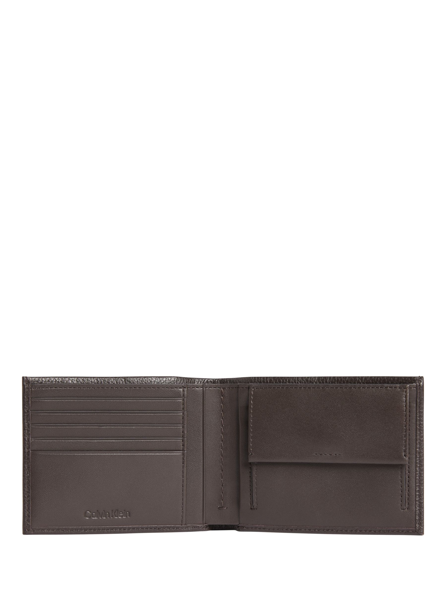 Calvin Klein Warmth Bifold Coin Wallet, Dark Brown, One Size