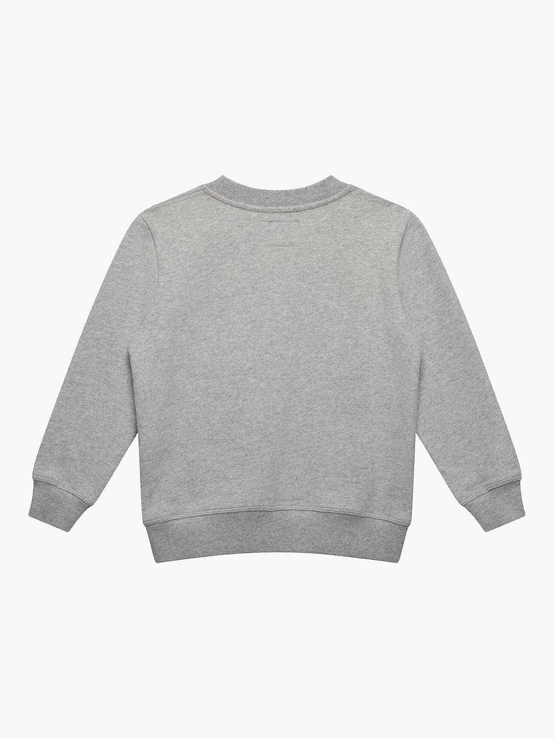 Buy Trotters Kids' Here Comes Trouble Jumper, Grey Marl Online at johnlewis.com