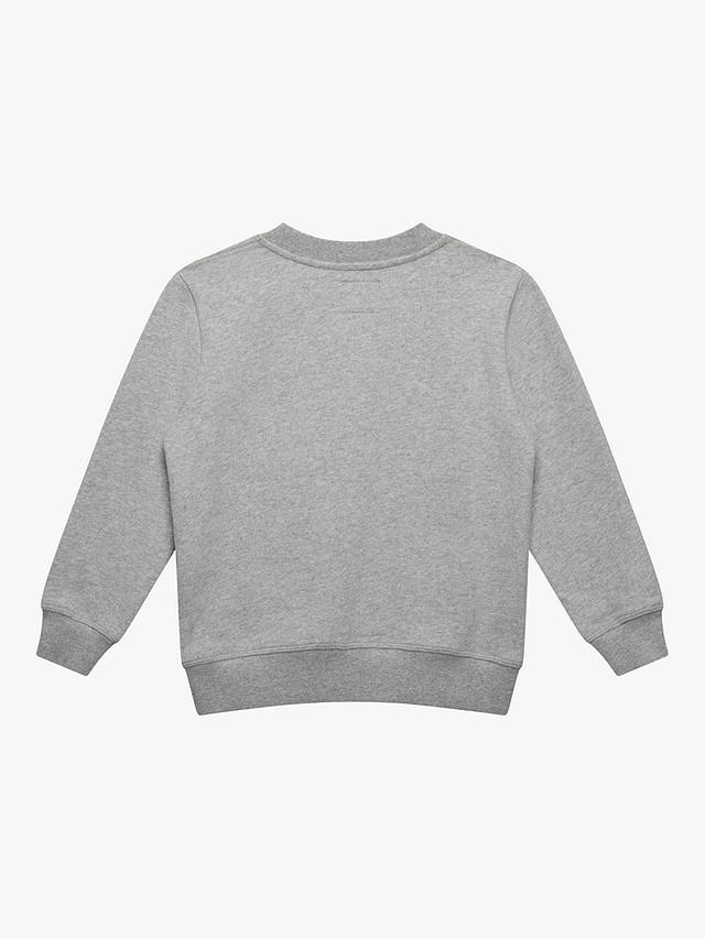 Trotters Kids' Here Comes Trouble Jumper, Grey Marl
