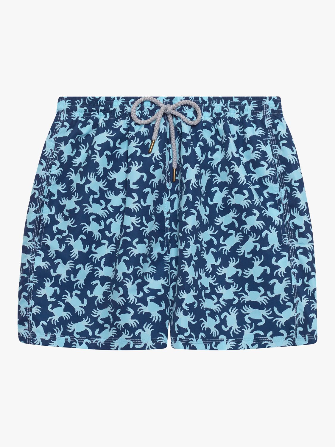 Trotters Crab Swim Shorts, Navy/Aqua, L