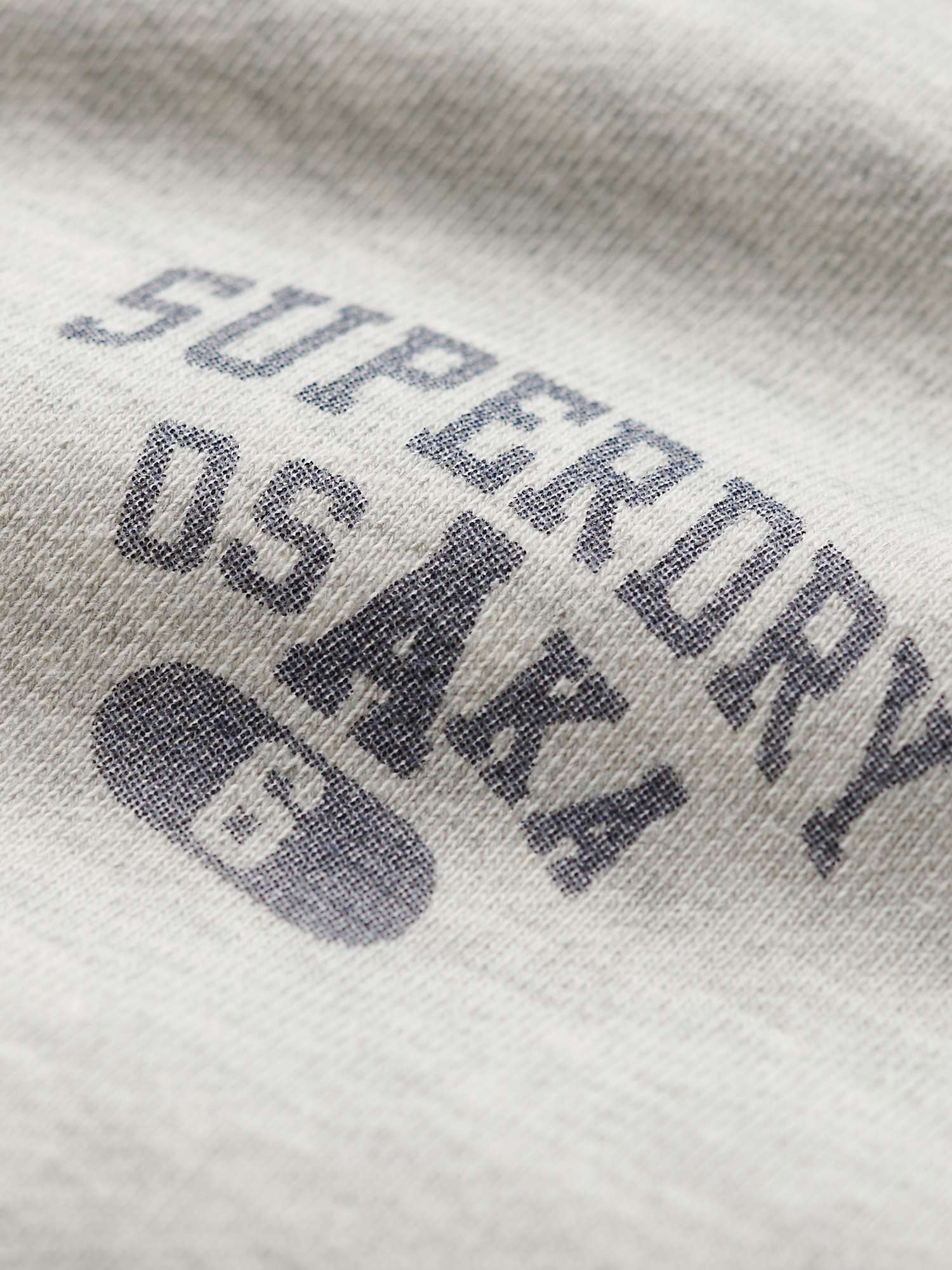 Buy Superdry Athletic Essential Oversized Hoodie, Glacier Grey Marl Online at johnlewis.com