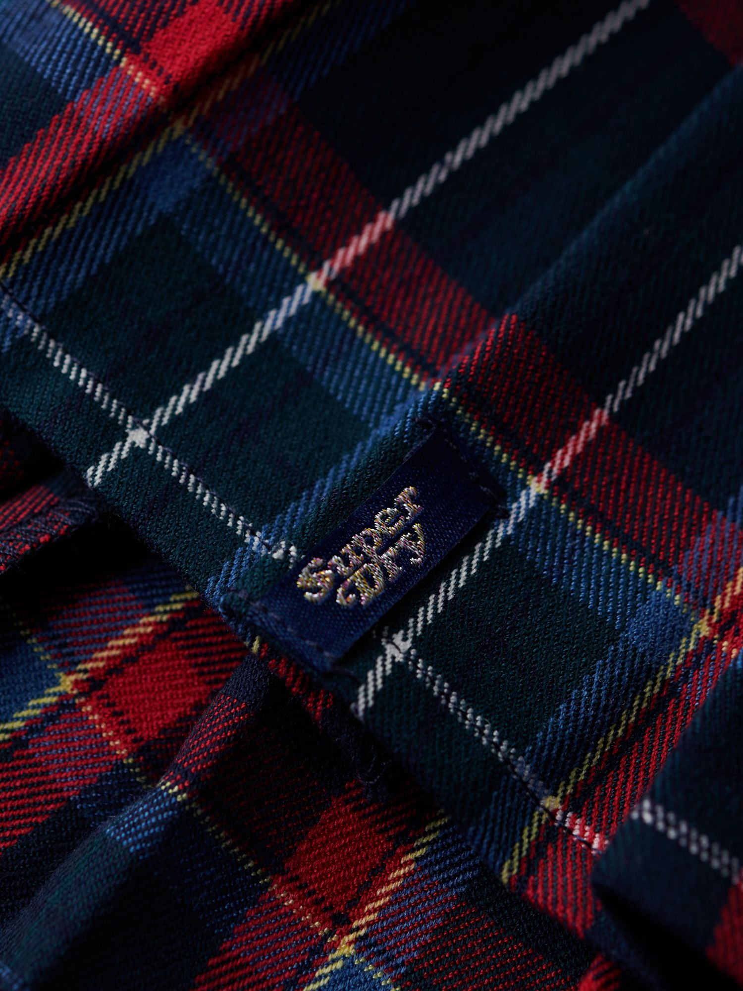 Buy Superdry Mid Rise Check Mini Skirt Online at johnlewis.com
