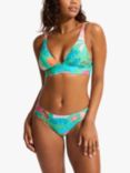 Seafolly Tropica Bikini Top, Jade, Jade