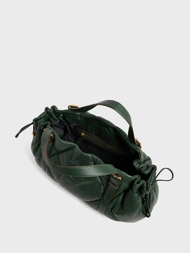 Gerard Darel Le 24H Quilted Leather Shoulder Bag, Green
