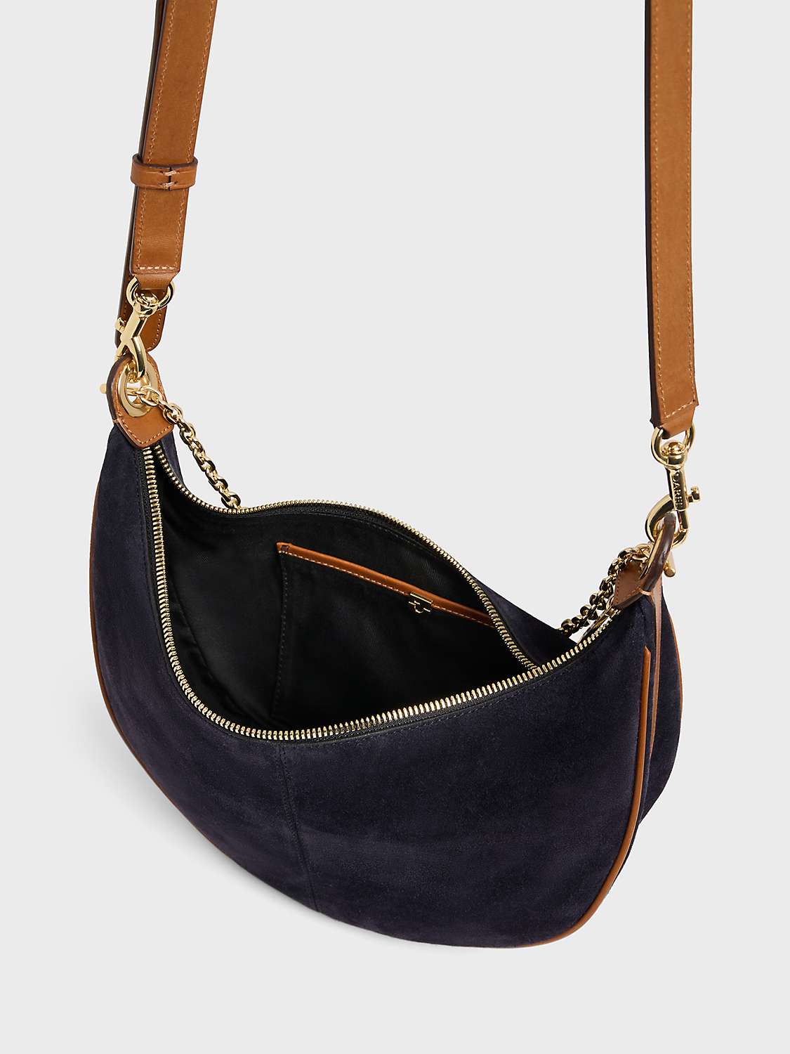 Buy Gerard Darel Le Suzanne Leather Shoulder Bag, Universe Online at johnlewis.com