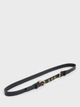 Gerard Darel Alba Leather Belt, Black