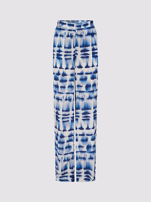 Gerard Darel Daiana Tie-Dye Print Trousers, Ink/Multi