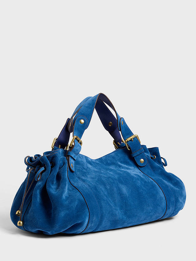 Gerard Darel 24H Leather Shoulder Bag, Blue
