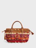 Gerard Darel 24GD Raphia Bag, Red/Multi