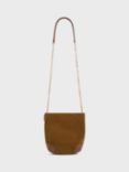 Gerard Darel Mini Charlotte Suede Shoulder Bag, Amber