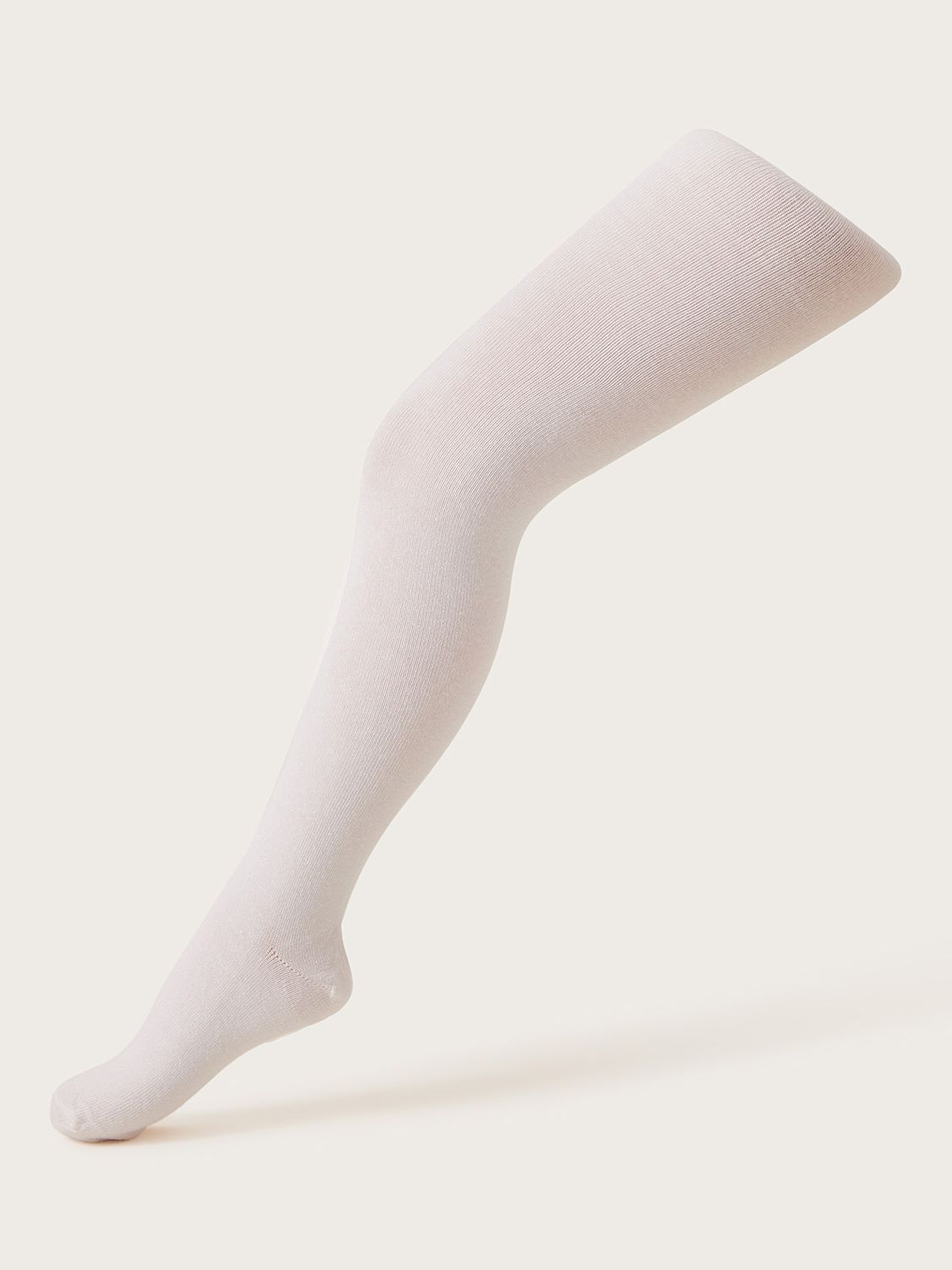 Monsoon Kids' Frosted Tights, Ivory, 3-4 years
