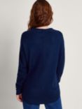 Monsoon Aria Seam Detail Curved Hem Jumper