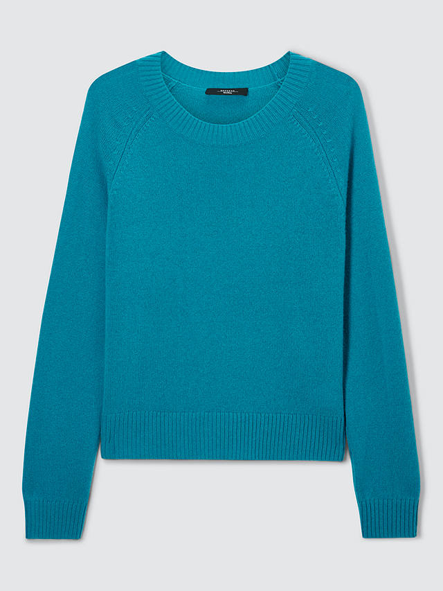 Weekend MaxMara Scatola Relaxed Cashmere Jumper, Turquoise