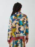 Weekend MaxMara Caio Celestial Dragon Print Silk Shirt, Multi
